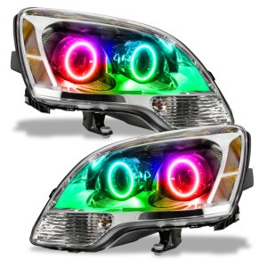 GMC Acadia Headlight Assemblies - ORACLE Lighting - SMD Halogen, 2nd Design, ColorSHIFT w/ Simple Controller - `08-`12